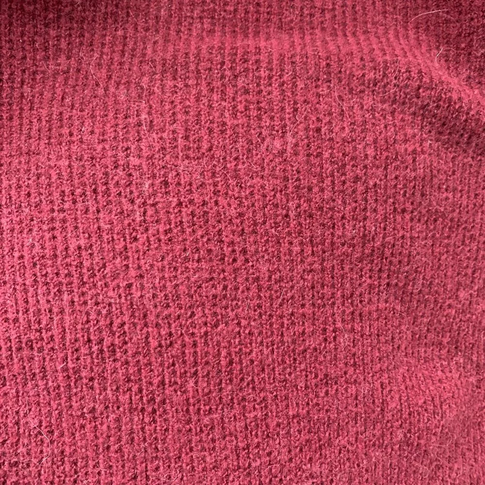 J. Crew Wool Alpaca Sweater (Maroon) XS